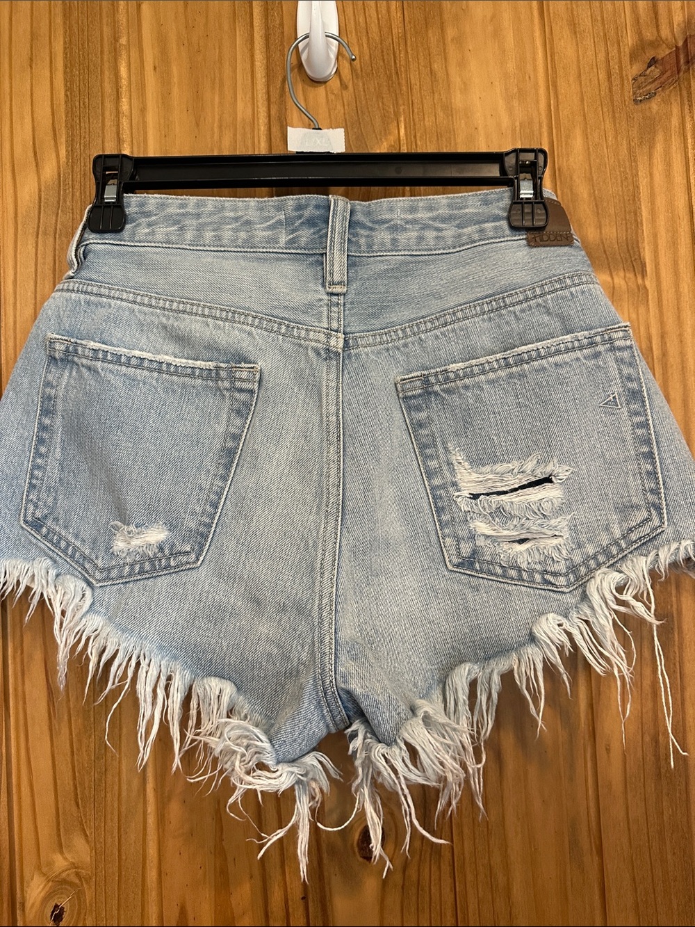 Hidden Jeans Light Wash Distressed Denim Cutoff Shorts - Picture 4 of 5